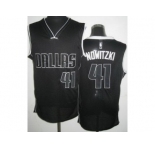 nba dallas mavericks #41 nowitzki black[revolution 30]