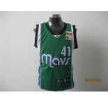 nba dallas mavericks #41 nowitzki green[2011 champions]