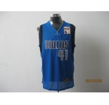 nba dallas mavericks #41 nowitzki lt.blue[2011 champions]