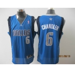 nba dallas mavericks #6 chandler lt.blue[revolution 30 grey number]