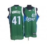 nba dallas mavericks nowitzki #41 green