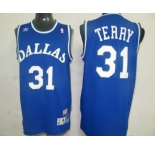 nba jersey dallas maverlcks #31 terry blue[swingman]