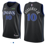 Womens Dallas Mavericks #10 HARDAWAY JR.   Black 2023-24 NBA Swingman City Edition Jersey