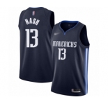 Women's Dallas Mavericks #13 Steve Nash Swingman Navy Finished Basketball Jersey - Statement Edition