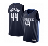 Women's Dallas Mavericks #44 Justin Jackson Swingman Navy Finished Basketball Jersey - Statement Edition
