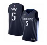 Women's Dallas Mavericks #5 Jason Kidd Swingman Navy Finished Basketball Jersey - Statement Edition