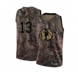 Women's Nike Dallas Mavericks #13 Jalen Brunson Swingman Camo Realtree Collection NBA Jersey