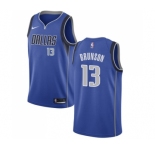 Women's Nike Dallas Mavericks #13 Jalen Brunson Swingman Navy Blue NBA Jersey Statement Edition