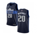 Women's Nike Dallas Mavericks #20 Doug McDermott Authentic Navy Blue NBA Jersey Statement Edition