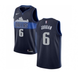 Women's Nike Dallas Mavericks #6 DeAndre Jordan Swingman Navy Blue NBA Jersey Statement Edition