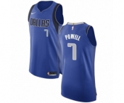 Women's Nike Dallas Mavericks #7 Dwight Powell Authentic Royal Blue NBA Jersey - Icon Edition
