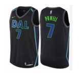 Women's Nike Dallas Mavericks #7 Dwight Powell Swingman Black NBA Jersey - City Edition