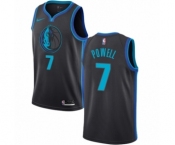 Women's Nike Dallas Mavericks #7 Dwight Powell Swingman Charcoal NBA Jersey - City Edition