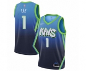 Youth Dallas Mavericks #1 Courtney Lee Swingman Blue Basketball Jersey - 2019-20 City Edition