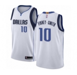 Youth Dallas Mavericks #10 Dorian Finney-Smith Swingman White Basketball Jersey - Association Edition