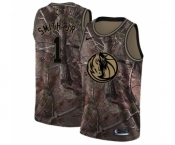 Youth Nike Dallas Mavericks #1 Dennis Smith Jr. Swingman Camo Realtree Collection NBA Jersey