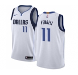 Youth Nike Dallas Mavericks #11 Yogi Ferrell Swingman White NBA Jersey - Association Edition