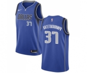 Youth Nike Dallas Mavericks #37 Kostas Antetokounmpo Swingman Royal Blue Road NBA Jersey - Icon Edition