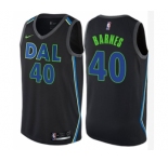 Youth Nike Dallas Mavericks #40 Harrison Barnes Swingman Black NBA Jersey - City Edition