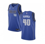 Youth Nike Dallas Mavericks #40 Harrison Barnes Swingman Royal Blue Road NBA Jersey - Icon Edition