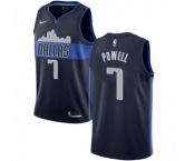 Youth Nike Dallas Mavericks #7 Dwight Powell Swingman Navy Blue NBA Jersey Statement Edition