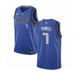 Youth Nike Dallas Mavericks #7 Dwight Powell Swingman Royal Blue NBA Jersey - Icon Edition