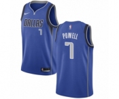 Youth Nike Dallas Mavericks #7 Dwight Powell Swingman Royal Blue NBA Jersey - Icon Edition