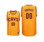 Cleveland Cavaliers #00 Chris Andersen New Swingman Gold Alternate Jersey