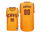 Cleveland Cavaliers #00 Chris Andersen New Swingman Gold Alternate Jersey