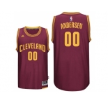 Cleveland Cavaliers #00 Chris Andersen New Swingman Road Wine Jersey