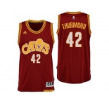 Cleveland Cavaliers #42 Nate Thurmond Hardwood Classic Throwback Red Swingman Jersey