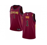 Men Nike Cleveland Cavaliers #1 Derrick Rose Red Stitched NBA Swingman Jersey