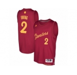 Men adidas Cleveland Cavaliers #2 Kyrie Irving Burgundy 2016-17 Christmas Day Swingman Jersey
