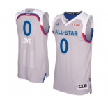 Men's Adidas Cleveland Cavaliers #0 Kevin Love Swingman Gray 2017 All Star NBA Jersey