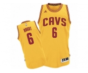 Men's Adidas Cleveland Cavaliers #6 Andrew Bogut Authentic Gold Alternate NBA Jersey