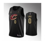 Men's Cleveland Cavaliers #0 Kevin Love Black Statement Edition Stitched Basketball Jersey
