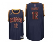 Men's Cleveland Cavaliers #12 Jordan McRae New Swingman Alternate Navy Jersey