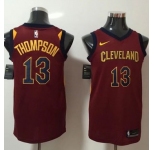 Men's Cleveland Cavaliers #13 Tristan Thompson Red NBA Swingman Icon Edition Jersey