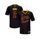 Men's Cleveland Cavaliers #2 Kyrie Irving adidas Black Pride Swingman Jersey