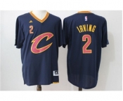 Men's Cleveland Cavaliers #2 Kyrie Irving adidas Blue Pride Swingman Jersey