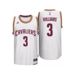 Men's Cleveland Cavaliers #3 Derrick Williams adidas White Player Swingman Home Jersey