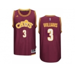 Men's Cleveland Cavaliers #3 Derrick Williams adidas Wine Hardwood Classic Swingman Jersey