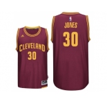 Men's Cleveland Cavaliers #30 Dahntay Jones New Swingman Road Wine Jersey