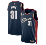 Men's Cleveland Cavaliers #31 Jarrett Allen Navy 2025 Classic Edition Stitched Jersey