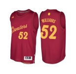 Men's Cleveland Cavaliers #52 Mo Williams 2016 Christmas Day Burgundy NBA Swingman Jersey