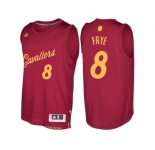 Men's Cleveland Cavaliers #8 Channing Frye 2016 Christmas Day Burgundy NBA Swingman Jersey
