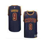 Men's Cleveland Cavaliers #9 Larry Sanders adidas Navy Player Swingman CavFanatic Jersey