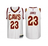 Nike NBA Cleveland Cavaliers #23 LeBron James Jersey 2017-18 New Season White Jersey