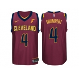 Nike NBA Cleveland Cavaliers #4 Iman Shumpert Jersey 2017-18 New Season Wine Red Jersey