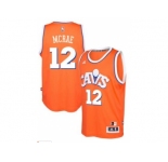 adidas Cleveland Cavaliers #12 Jordan McRae Orange Hardwood Classics Swingman Jersey